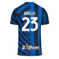 Pánský Fotbalový dres Inter Milan Nicolo Barella #23 2024-25 Domácí Krátký Rukáv